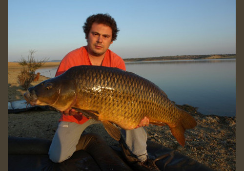 Pêche de la Carpe sur Caspe lac